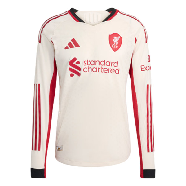 Player Version 25/26 LFC Away Long Sleeve Jersey 1:1 Thai Quality