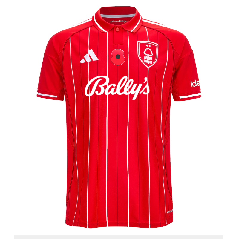 Nottingham Forest 25/26 Home Poppy Kit 1:1 Thai quality