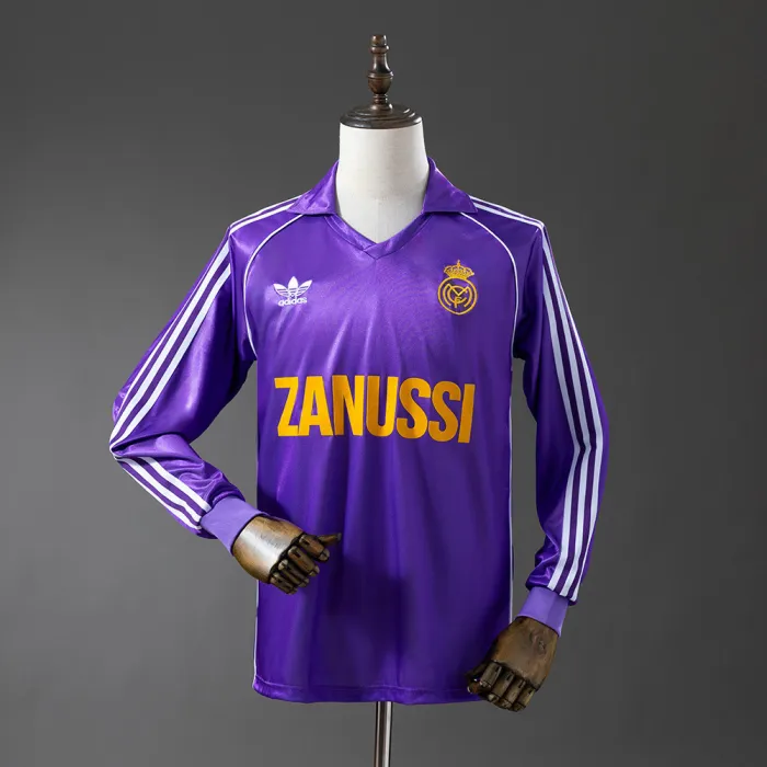 Retro Real Madrid 1984-85 Away Long Sleeves