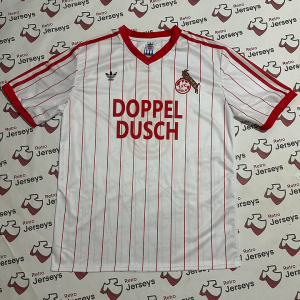 82/83 FC Köln Retro Home Football Jersey