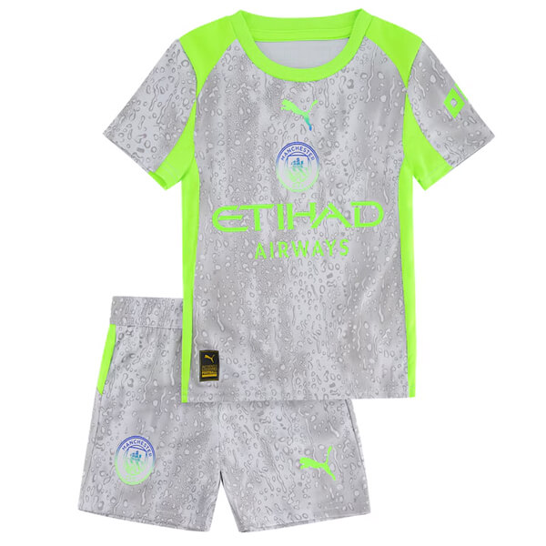 Kids 25/26 Manchester City Third Kit 1:1 Thai quality