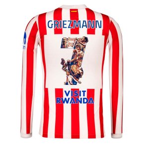 Atletico Madrid Jersey 25/26 Home Griezmann jersey Long sleeves Football Kit Soccer Jersey