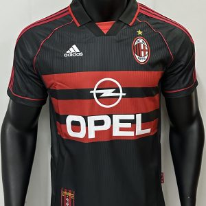 98/99  Retro AC Red and Black Away 1:1 Thai quality