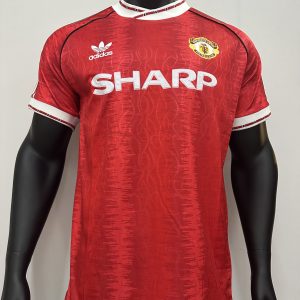91-92  Retro Manchester United home 1:1 Thai Quality