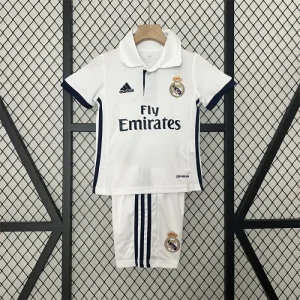 Retro Kids Real Madrid 2016-17 Home Kit