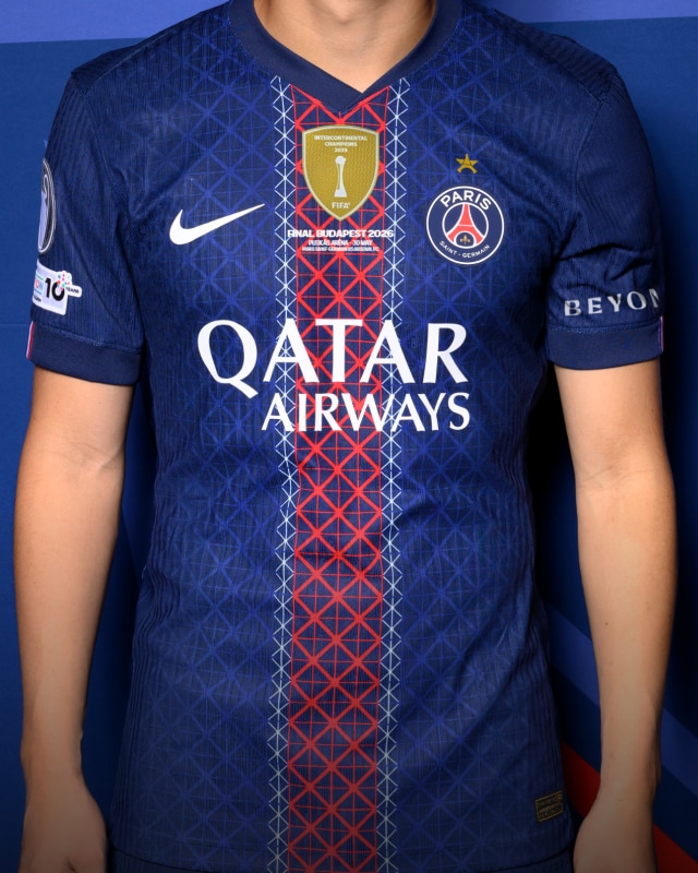 25/26 Psg Champions League Final Jersey (Printing + Arm Patch)