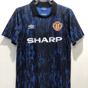 1993 Retro Manchester United Black Football Jersey 1:1 Thai Quality