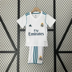 Retro Kids Real Madrid 2017-18 Home Kit