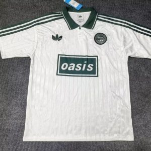（S-4XL）2025 Oasis Tour Jacquard White Jersey