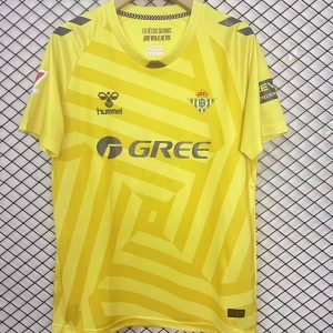 25/26 Real Betis Yellow Goalkeeper Football Jersey