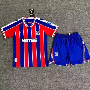 25/26 Kids Crystal Palace Home Football Shirt 1:1 Thai Quality