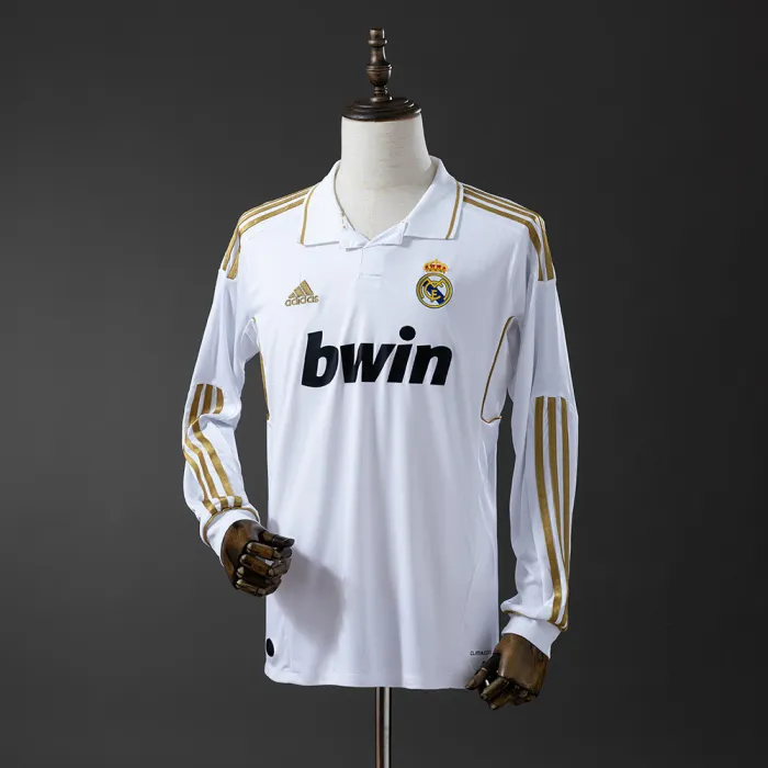 Retro Real Madrid 2011-12 Home Long Sleeves