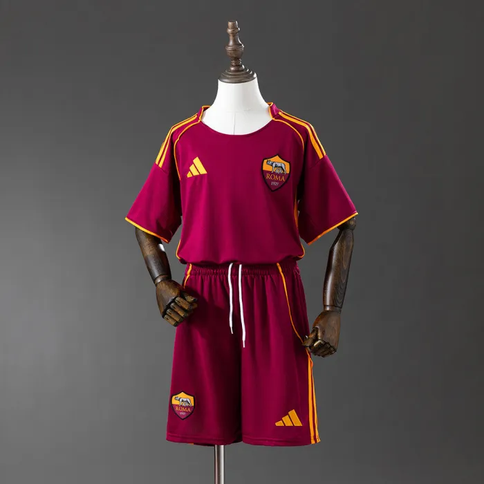 Kids 25/26 AS Roma Home Kit