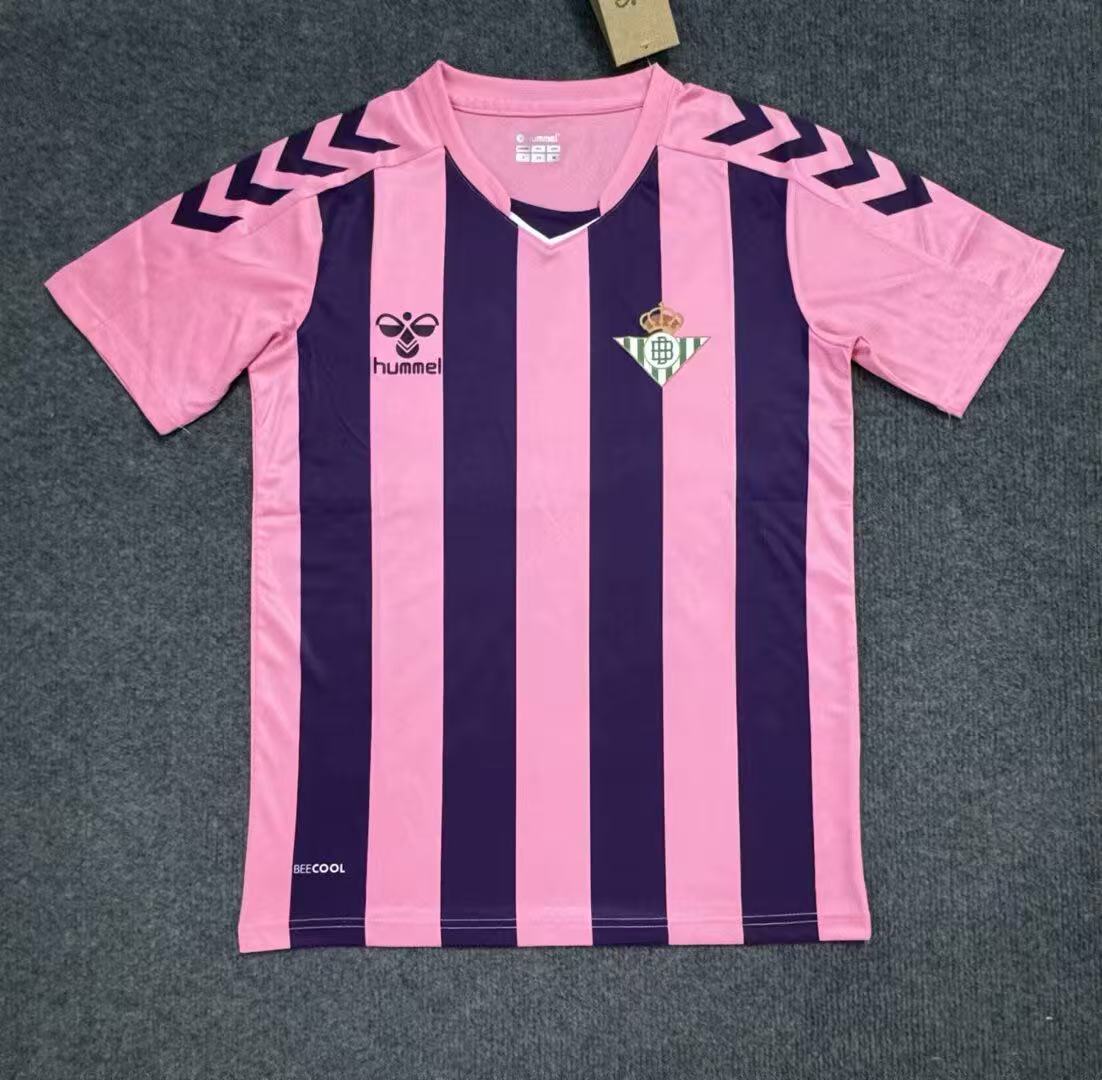 (S-4XL) 25/26 Real Betis Pink Special Edition Jersey 1:1 Thai Quality