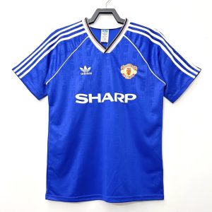 1988-90 retro Manchester United second away football jersey 1:1 Thai quality