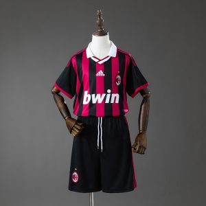 Retro Kids AC Milan 2009-10 Home Kit