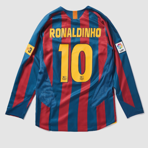 2005-06 Barcelona Total 90 Ronaldinho#10 Remake Kit