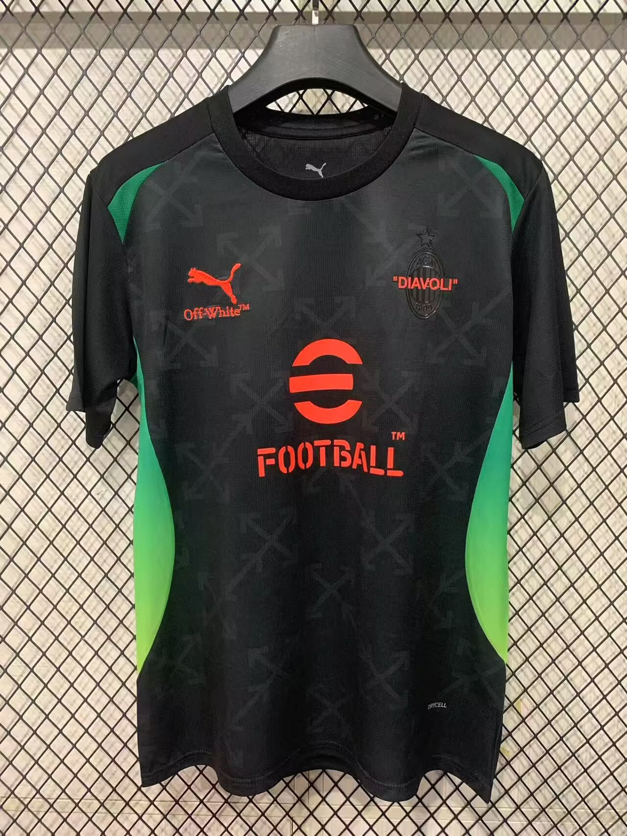 25-26AC pre-match training suit black S-4XL