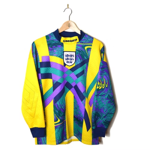 1995 Retro England Long Sleeved GK Jersey