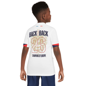 Kids PSG 25-26 Away Stadium Shirt - Champions of Europe 2026 Print