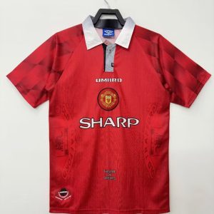 1996-97 Retro Manchester United Home Football Jersey 1:1 Thai Quality