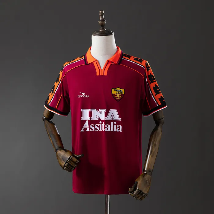 1998-99 AS Roma Retro Home Kit