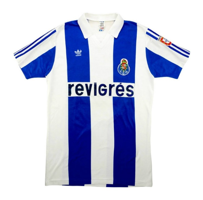 Retro 85/87 Porto Home Jersey 1:1 Thai Quality