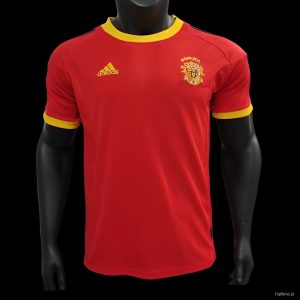 Retro 2002 Spain Home Shirt 1:1 Thai Quality