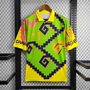 1995 Retro  Mexico Goalkeeper Campos Jersey