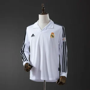 Retro Real Madrid 2002-03 Home Long Sleeves
