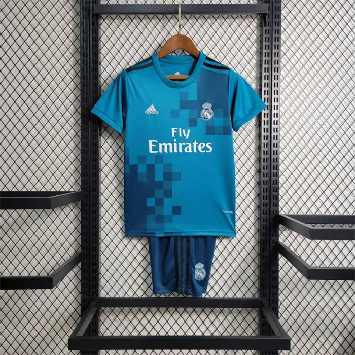 Retro Kids Real Madrid 2017-18 Third Kit