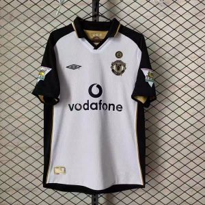Retro 2001-02 Manchester United Centenary Beckham #7 Reversible Jersey