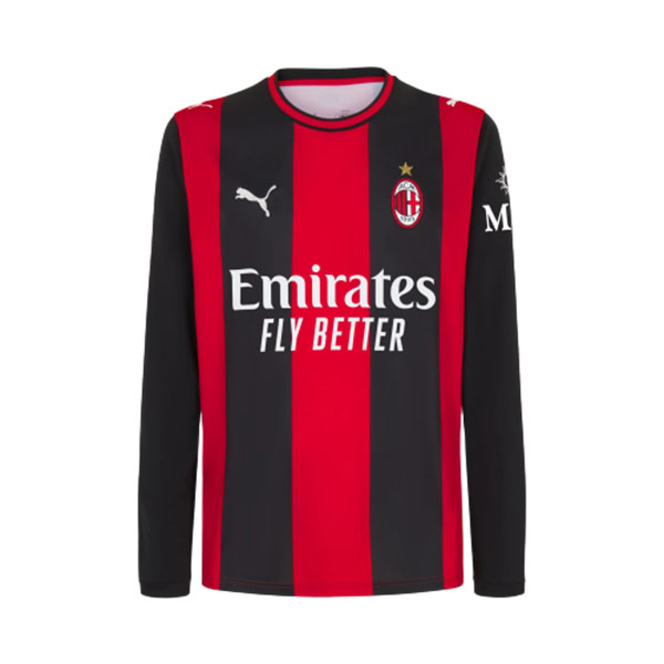 26/27 AC Milan Home Long Sleeve Jersey