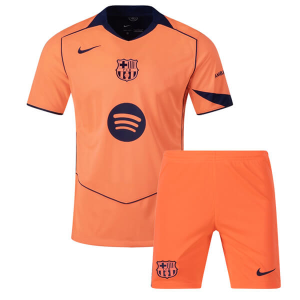 25/26 Barcelona Third Football Shirt 1:1 Thai Quality Kids Size