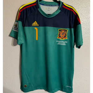 Iker Casillas Spain 2010 World Cup Final Retro Jersey Trikot Camiseta Maillot