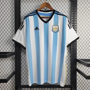 Retro 2014 Argentina Home Jersey 1:1 Thai quality